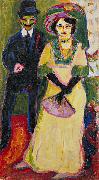 Ernst Ludwig Kirchner Dodo and her brother oil painting